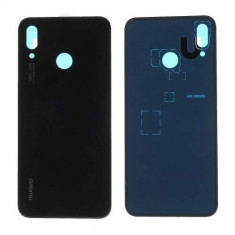 Capac Baterie Spate Cu Adeziv Sticker Huawei P20 Lite/Nova 3e Negru foto