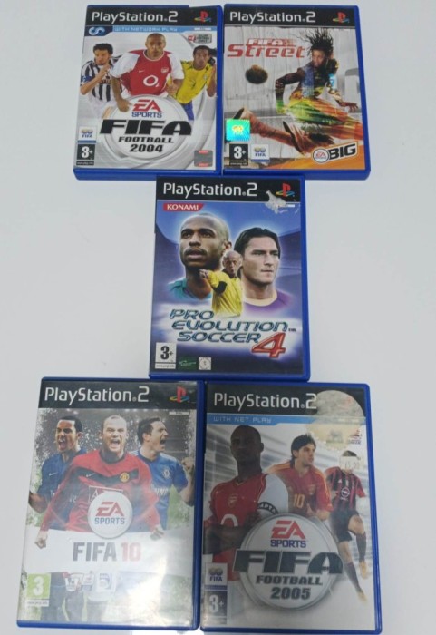 Joc PS2 FIFA + Pro Evolution Soccer