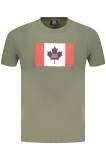 Cumpara ieftin Norway Tricou barbati cu imprimeu, din bumbac, Regular fit, Verde, M