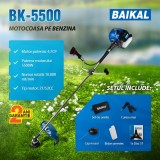 Motocoasa pe benzina BAIKAL BK5500, 4.7CP, 2T, 10000rpm Innovative ReliableTools