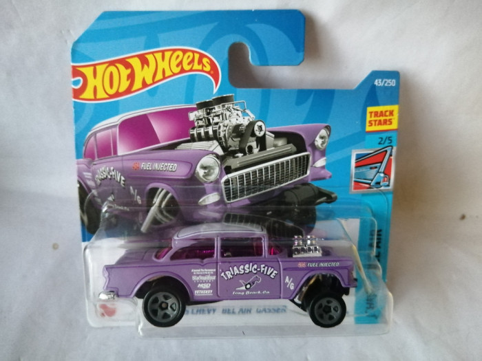 bnk jc Hot Wheels Mattel - 55 Chevy Bel Air Gasser