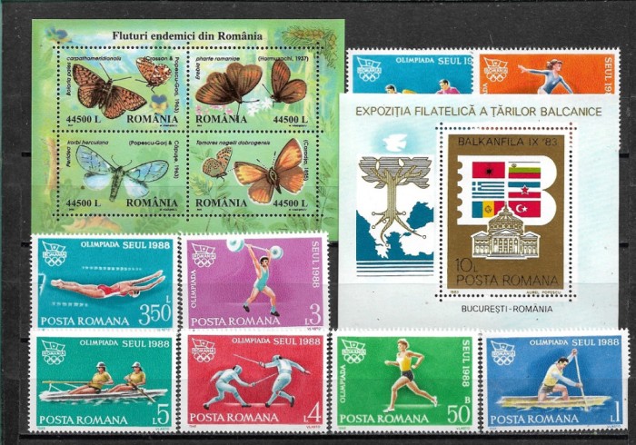 C5708 - Romania lot timbre nestampilate MNH