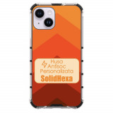 Husa Personalizata iPhone 15 Silicon si Policarbonat Antisoc SolidHexa