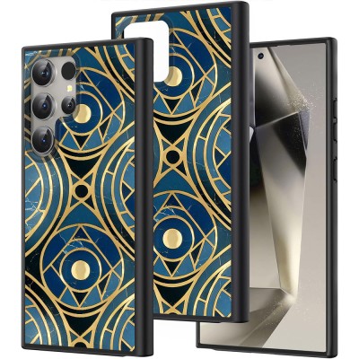 Hus&amp;Auml; pentru samsung galaxy s25 ultra, dc cobalt marble, protec&amp;Egrave;ie camer&amp;Auml;, anti&amp;Egrave;oc, design slim, lux aeternum foto