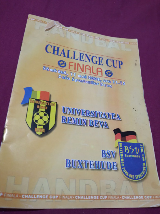 PLIANT CHALLENGE CUP FINALA U.REMIN DEVA-BUXTEHUDER SPORT VEREI HANDBAL