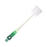 Perie 5 in 1 de curatat pahare, cani, sticle, flippy, cu maner lung, accesorii pentru spalarea paielor si capacelor, usor de agatat, 36x7x7cm, verde-a