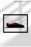 Poster Canvas cu Mașină Sport &ndash; Print Ne&icirc;nramat - Pasionați Auto - 1554 P1 GTR - Red | A3 (29.7 x 42 cm)
