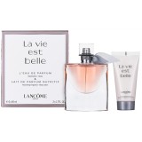 Set Cadou Lancome La Vie Est Belle Femei EDP 50ml + Lotiune Corp 50ml, Parfum Fructat