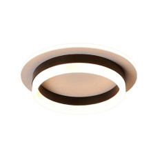 Lustra LED rotunda, 30W, negru, 3000K/4000K/6000K