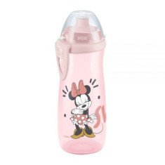 Cana Nuk Sport 450 ml cu Adaptor Push-Pull de la 36 luni Mickey Roz