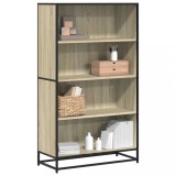 Gossi biblioteca, stejar sonoma, 80,5x35x139 cm, lemn prelucrat