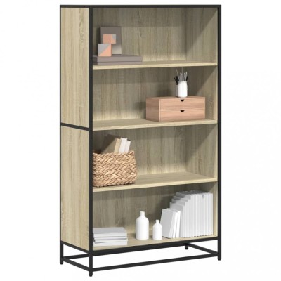 Gossi biblioteca, stejar sonoma, 80,5x35x139 cm, lemn prelucrat foto