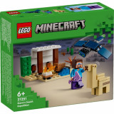 LEGO MINECRAFT EXPEDITIA IN DESERT A LUI STEVE 21251 SuperHeroes ToysZone