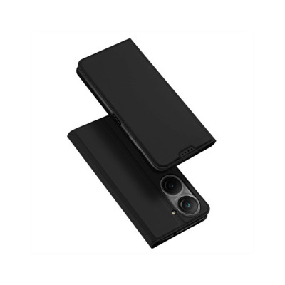Husa Flip Compatibila cu Asus Zenfone 9 Dux Ducis Skin Pro Black foto
