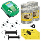 Pachet Gard Electric 4000m, 7.2 Joule, Kit Baza Pentru Animale Salbatice, Aparat + Fir + Izolatori