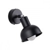 Lampa Perete Elba Negru Otel E27, 1 bec, Design Geometric, Stil Mansarda/Loft, Interior, Sollux Lighting, Living/Dormitor