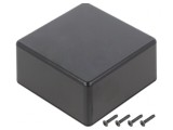 Carcasă Universală 80x80x40mm ABS Neagră IP40