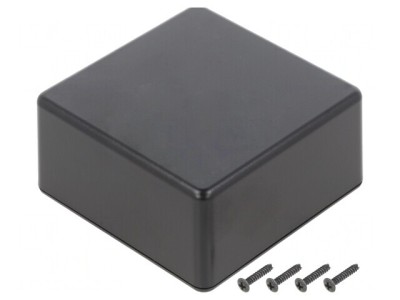 Carcasă Universală 80x80x40mm ABS Neagră IP40 foto