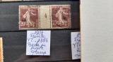 1907 Franta semanat.Y.T.139b-per.cu punte-stamp., Stampilat