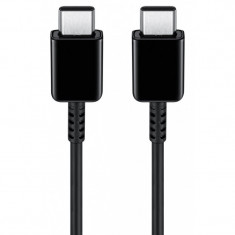 Cablu Date si Incarcare USB Type-C la USB Type-C Samsung Galaxy M30s, EP-DG977BBE, 1 m, Negru