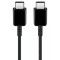 Cablu Date si Incarcare USB Type-C la USB Type-C Samsung Galaxy A8 Star, EP-DG977BBE, 1 m, Negru