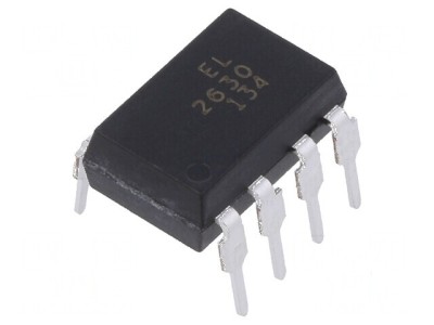 Optocuplor THT EL263X DIP8 5kV 10Mbps 2 Canale foto