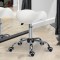 HOMCOM scaun pentru salon, tip sa 52?53?49-61cm, crem