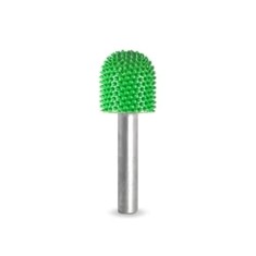 Tvar Valec s Gu&Auml;&frac34;at&Atilde;&frac12;m vrcholom pr-16mm stopka 6mm, Granulatie Saburr ASPRA - VERDE
