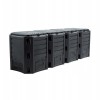 Compostor de gradina, 4 module, negru, 1600 L, 261x71.9x82.6 cm, Module Compogreen, Prosperplast