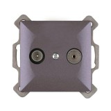 Priza TV Abex Perla GAP-P/K AN 1.5Db antracit