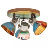 VidaXL Lampă de tavan industrială 25 W, multicolor, 42x25 cm E27