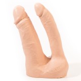 Pink Room-Arthus Dublu Dildo Realist Flesh 17CM/15.5CM-Ventuza