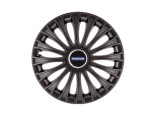 Set 4 capace roti pentru Volvo, model Dino Black, R15