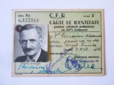 Carte de identitate Căile Ferate Rom&acirc;ne 1946