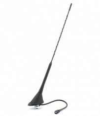 Antena radio AM, FM, Seat, Skoda, VW, lungime 400mm, RAKU II, cu amplificator foto