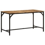Cumpara ieftin Masa de bucatarie, 140x70x75 cm, lemn masiv mango brut