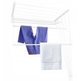 Uscator rufe tavan Sepio 5 x 180 cm, otel, 10 kg, 7.5 m suprafata uscare, kit montaj inclus