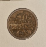 Franta, France, 1 1/2 Euro, 2009, KM#1633, tiraj 8455, Olympique Lyonnais, Europa