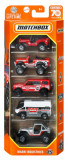 MATCHBOX SET 5 MASINUTE METALICE WARN INDUSTRIES SCARA 1:64