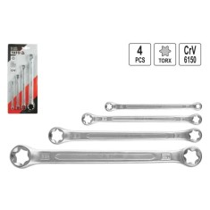 Set chei inelare E Torx E6 - E24 4 piese
