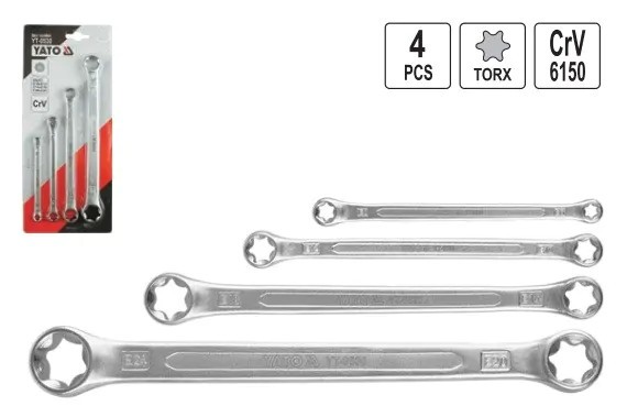 Set chei inelare E Torx E6 - E24 4 piese