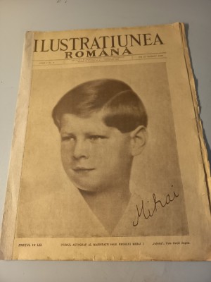Ilustratiunea romana regele Mihai 1929 foto