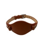 Bratara ceas Cyrax, compatibila ceas Fossil ES, 8 mm, din piele, maro roscat