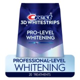 Benzi pentru albirea dinților Crest 3D Whitestrips Pro-Level Whitening, Nivel 12, 20 de tratamente