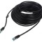 Patch cord F/UTP Cat5e PVC Negru 8m
