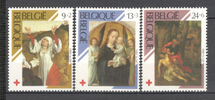 Belgia.1989 125 ami Crucea Rosie-Pictura MB.219