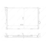 NRF Radiator, racire motor Easy FIT