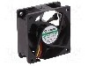 Ventilator 60x60x25mm, 12V DC, volum aer 39.72m3/h, lagar Vapo, SUNON - MF60251V1-1000U-G99