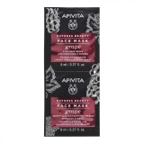 Cumpara ieftin Masca de fata antirid cu extract de struguri, 2*8 ml, Apivita