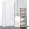 Paravan dus walk-in Aqua Roy &reg; INOX, model Authentic alb, sticla 8 mm clara, securizata, anticalcar, 140x195 cm